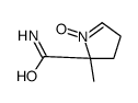 2H-Pyrrole-2-carboxamide,3,4-dihydro-2-methyl-,1-oxide(9CI) Structure