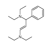 N,N,N',N'-tetraethyl-3-phenylprop-1-ene-1,3-diamine结构式