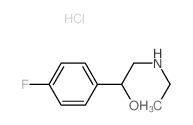 ethyl-[2-(4-fluorophenyl)-2-hydroxy-ethyl]azanium chloride structure