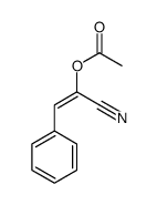 (1-cyano-2-phenylethenyl) acetate结构式