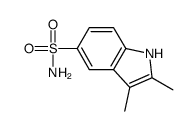 2,3-dimethyl-1H-indole-5-sulfonamide结构式