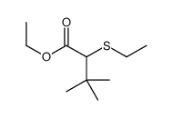 ethyl 2-ethylsulfanyl-3,3-dimethylbutanoate Structure
