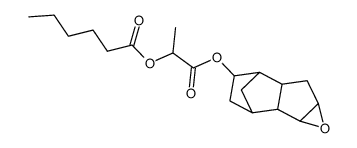 2,3-Epoxy-6-<2-hexanoyloxy-propionyloxy>-octahydro-4,7-methano-inden结构式