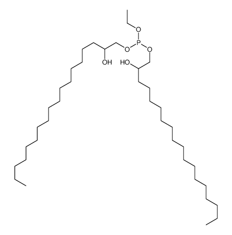 ethyl bis(2-hydroxyoctadecyl) phosphite Structure