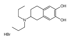 6-(二丙氨基)-5,6,7,8-四氢-2,3-萘二醇溴酸盐结构式