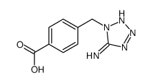 4-[(5-aminotetrazol-1-yl)methyl]benzoic acid结构式