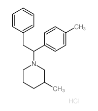 3-methyl-1-[1-(4-methylphenyl)-2-phenyl-ethyl]piperidine Structure