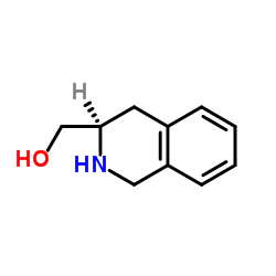 R-1,2,3,4-四氢异喹啉-3-基-甲醇结构式