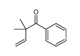 2,2-dimethyl-1-phenylbut-3-en-1-one结构式