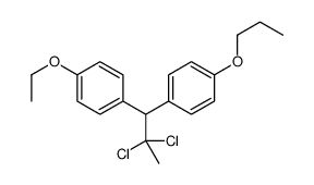1-[2,2-dichloro-1-(4-ethoxyphenyl)propyl]-4-propoxybenzene Structure