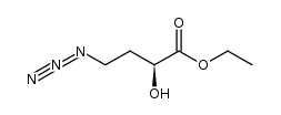 (S)-4-azido-2-hydroxybutyric acid ethyl ester结构式