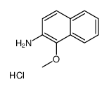 (1-methoxynaphthalen-2-yl)azanium,chloride结构式