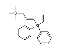 ethenyl-diphenyl-(3-trimethylsilylprop-1-enyl)silane结构式