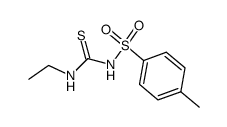 N-ethyl-N'-(toluene-4-sulfonyl)-thiourea结构式
