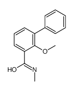 2-methoxy-N-methyl-3-phenylbenzamide structure
