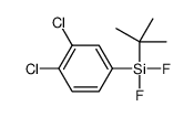 tert-butyl-(3,4-dichlorophenyl)-difluorosilane Structure