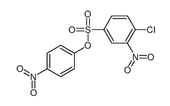 (4-nitrophenyl) 4-chloro-3-nitrobenzenesulfonate Structure