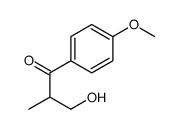 3-hydroxy-1-(4-methoxyphenyl)-2-methylpropan-1-one结构式