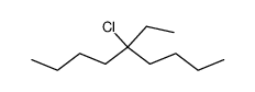 5-ethyl-5-chloro-nonane Structure