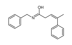 N-benzyl-4-phenylpent-3-enamide Structure