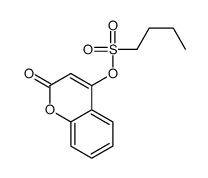 (2-oxochromen-4-yl) butane-1-sulfonate结构式