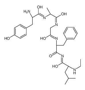 2-Ala-5-N-Et-Leu-enkephalinamide structure