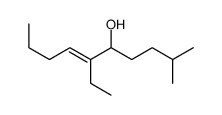 6-ethyl-2-methyl-6-decen-5-ol结构式