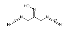 N-(1,3-diazidopropan-2-ylidene)hydroxylamine Structure