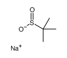 Sodium 2-methylpropane-2-sulfinate Structure