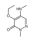 4-Ethoxy-2-methyl-5-methylamino-3(2H)-pyridazinone structure