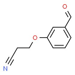 3-(3-Formylphenoxy)propanenitrile结构式