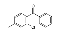 2-chloro-4-methyl-benzophenone Structure