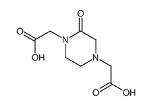 1,4-Piperazinediacetic acid, 2-oxo- structure