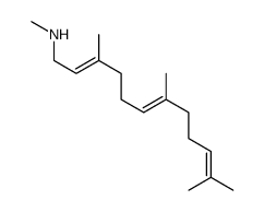 N,3,7,11-Tetramethyl-2,6,10-dodecatrien-1-amine Structure