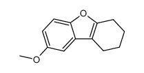 8-methoxy-1,2,3,4-tetrahydrodibenzo[b,d]furan结构式