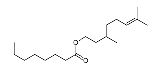 citronellyl octanoate structure