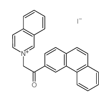 2-isoquinolin-2-yl-1-phenanthren-3-yl-ethanone结构式