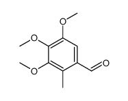 3,4,5-trimethoxy-2-methylbenzaldehyde结构式