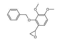 2-(2-(benzyloxy)-3,4-dimethoxyphenyl)oxirane结构式