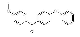 1-[chloro-(4-methoxyphenyl)methyl]-4-phenoxybenzene结构式