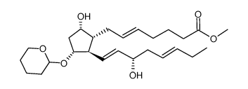 11-THP-prostaglandin F3α methyl ester结构式