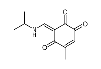 5-Cyclohexene-1,2,4-trione,5-methyl-3-[[(1-methylethyl)amino]methylene]-(9CI) Structure