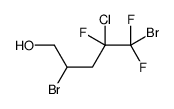 2,5-dibromo-4-chloro-4,5,5-trifluoropentan-1-ol Structure