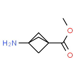 Bicyclo[1.1.1]pentane-1-carboxylic acid, 3-amino-, methyl ester (9CI) structure