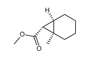 methyl (1R,6R,7R)-1-methylbicyclo[4.1.0]heptane-7-carboxylate结构式