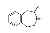 (2S)-2-methyl-2,3,4,5-tetrahydro-1H-3-benzazepine结构式