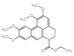 Dibenzo[de,g]quinoline-6-carboxylic acid, 4,5-dihydro- 1,2,9, 10-tetramethoxy-, ethyl ester picture