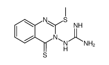 3-Methylthio-3-guanidino-3,4-dihydrochinazolin-4-thion Structure