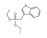 3-(diethoxyphosphorylmethyl)-1-benzothiophene结构式