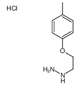 [2-(4-methylphenoxy)ethylamino]azanium,chloride Structure